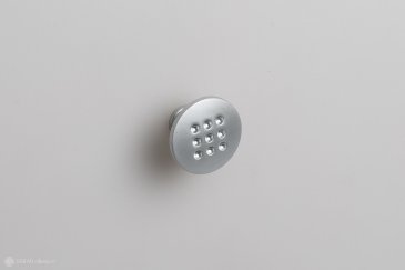 RC011 мебельная ручка-кнопка сатиновый хром