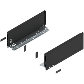 LEGRABOX, Комплект царг, высота K (128,5 мм), НД=350 мм, терра-черный