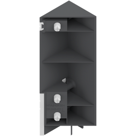 TANDEMBOX, Крепление фасада, EXPANDO, левое, высота D, для SPACE CORNER