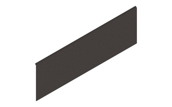 LEGRABOX заглушка, снаружи, прямоугольная, симметрич., гавана коричневый