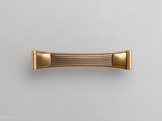 Orient мебельная ручка-скоба 96 мм состаренное золото