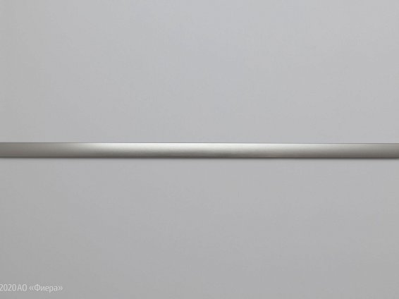 618 вертикальная мебельная ручка-профиль 1280 мм нержавеющая сталь