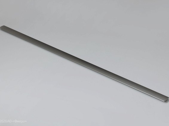 618 вертикальная мебельная ручка-профиль 1280 мм нержавеющая сталь