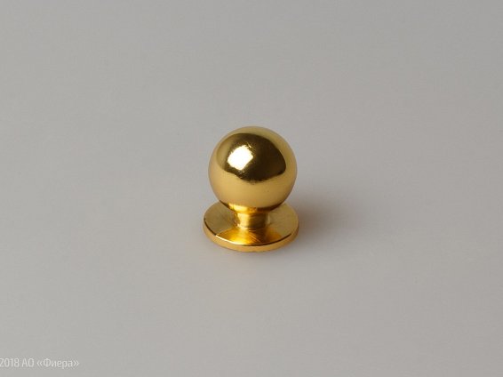 RC006 мебельная ручка-кнопка золото полированное