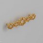 WMN731 мебельная ручка-скоба 96 мм позолота и кристаллы Swarovski
