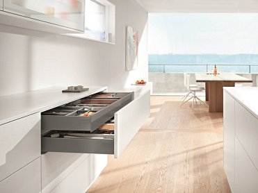 Внутренний ящик TANDEMBOX antaro (высота M 98,5, глубина 400 мм, до 30 кг), серый орион