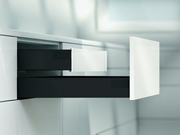 Внутренний ящик TANDEMBOX antaro с TIP-ON BLUMOTION (высота М 98,5, глубина 500 мм, вес ящика до 20 кг), черный